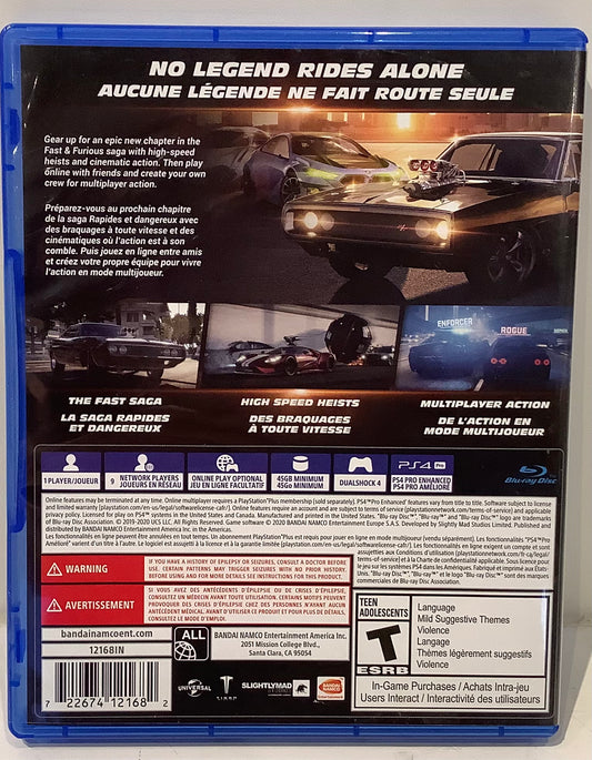 Fast and Furious Crossroads - Playstation 4