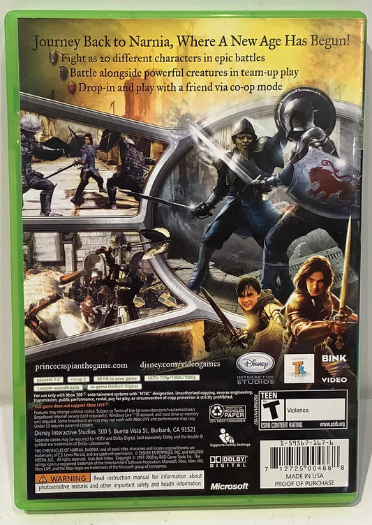 Chronicles of Narnia Prince Caspian - Xbox 360