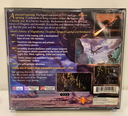 Legend of Dragoon - Playstation