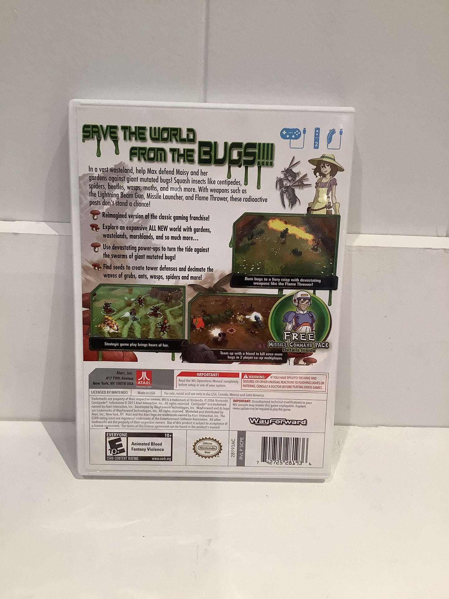 Centipede: Infestation - Wii