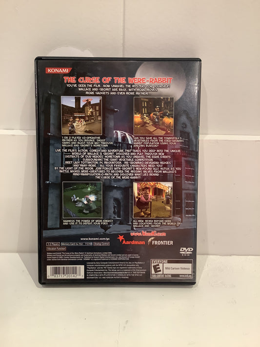 Wallace and Gromit Curse of the Were Rabbit - Playstation 2