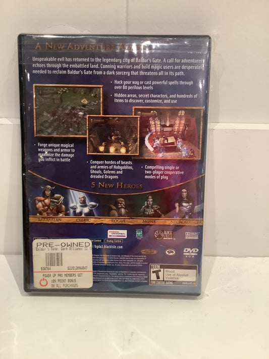 Baldur's Gate Dark Alliance 2 - Playstation 2