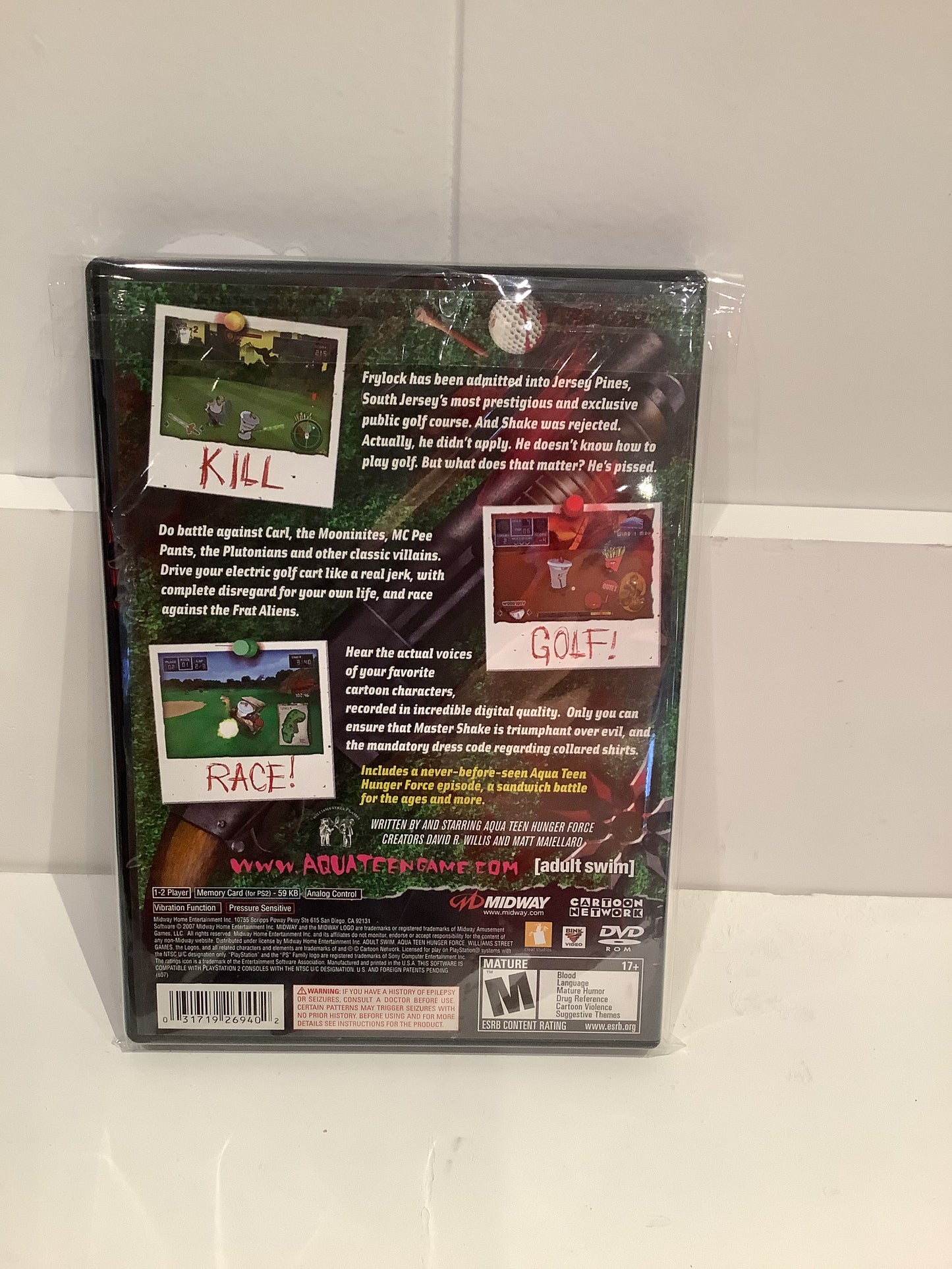 Aqua Teen Hunger Force Zombie Ninja Pro-Am - Playstation 2