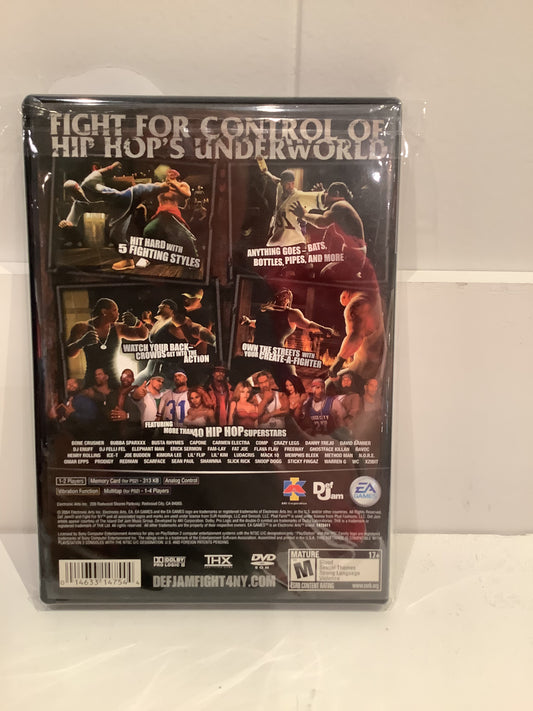 Def Jam Fight for NY - Playstation 2