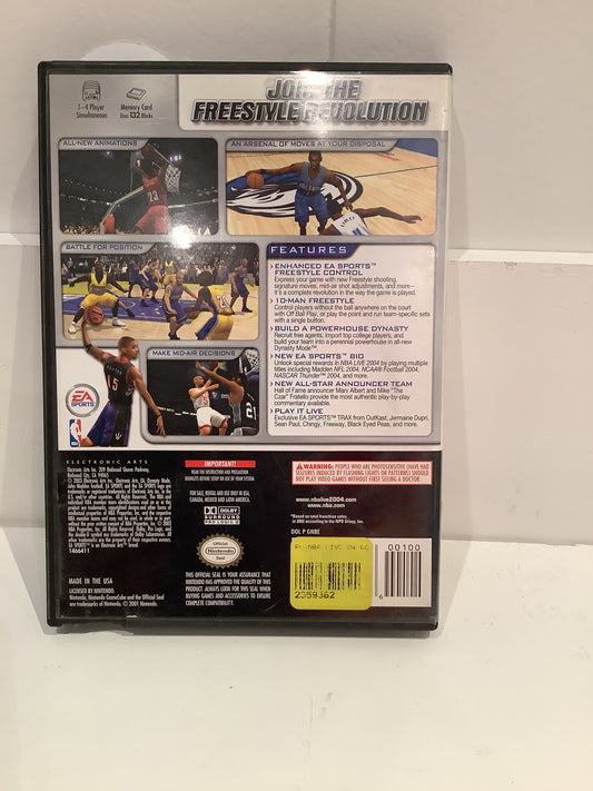 NBA Live 2004 - Gamecube