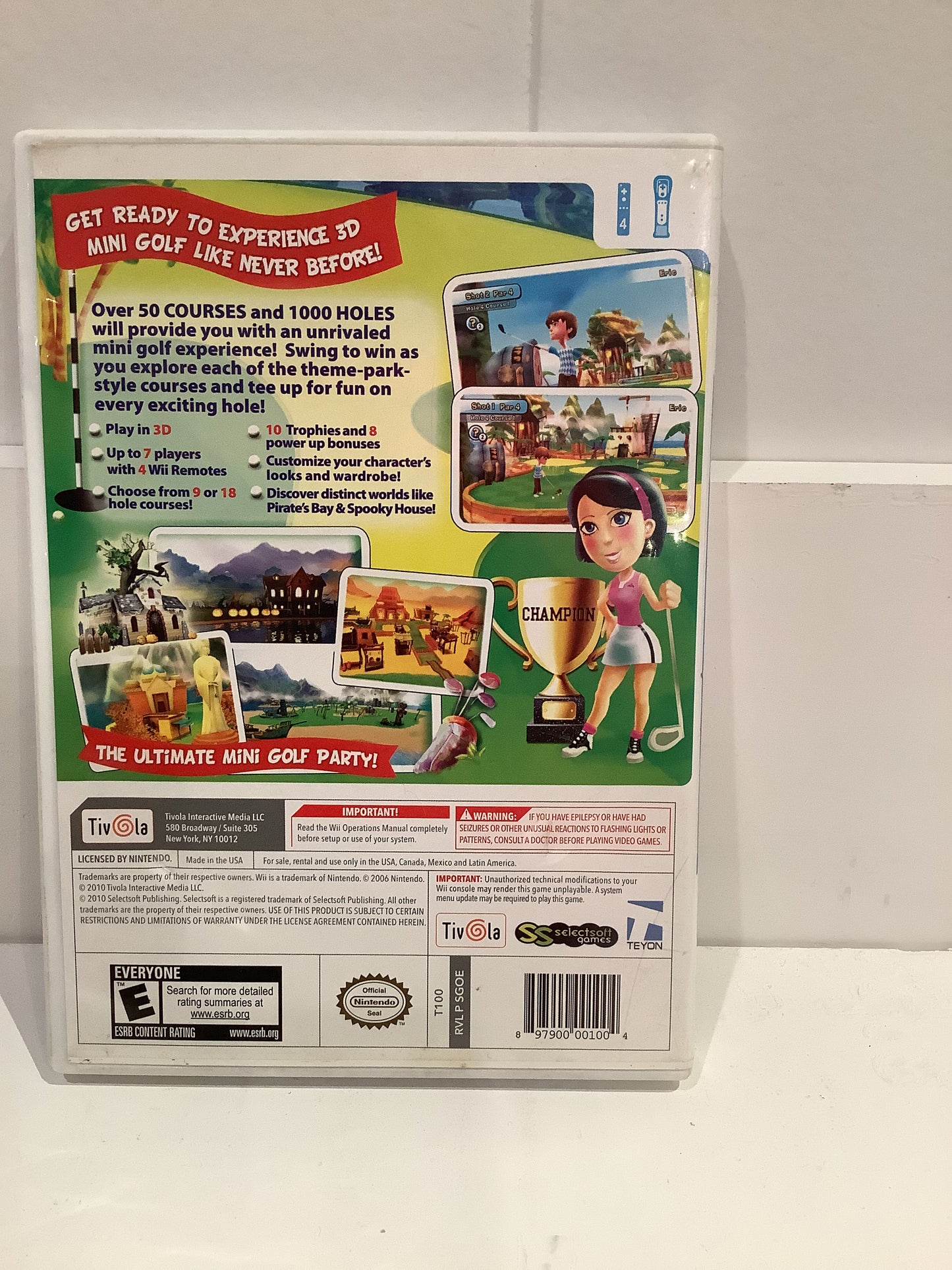 Mini Golf Resort - Wii