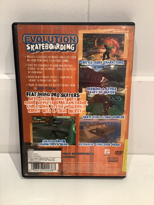 Evolution Skateboarding - Playstation 2