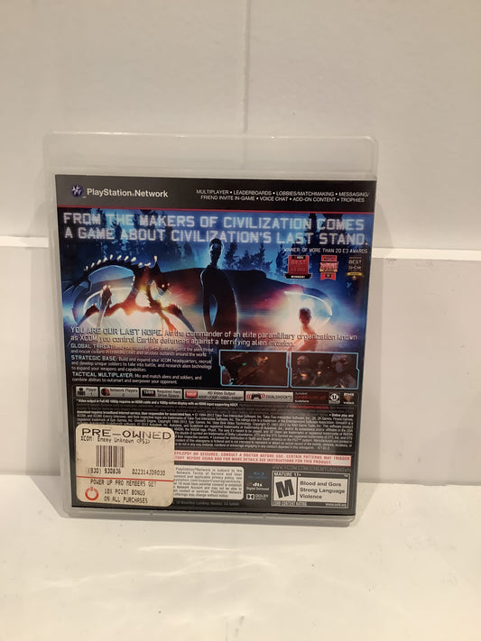 XCOM Enemy Unknown - Playstation 3