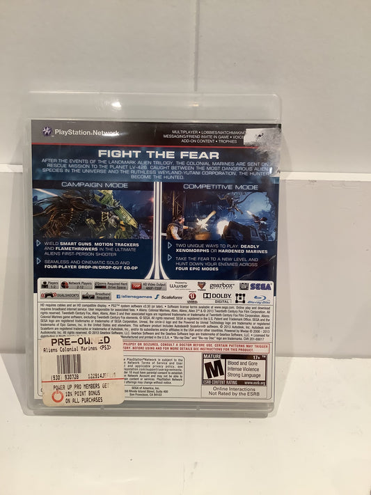 Aliens Colonial Marines - Playstation 3