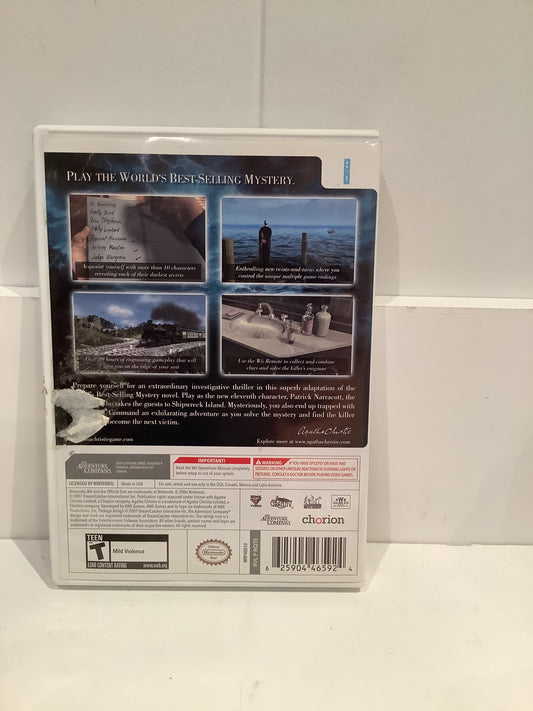 Agatha Christie And Then There Were None - Wii