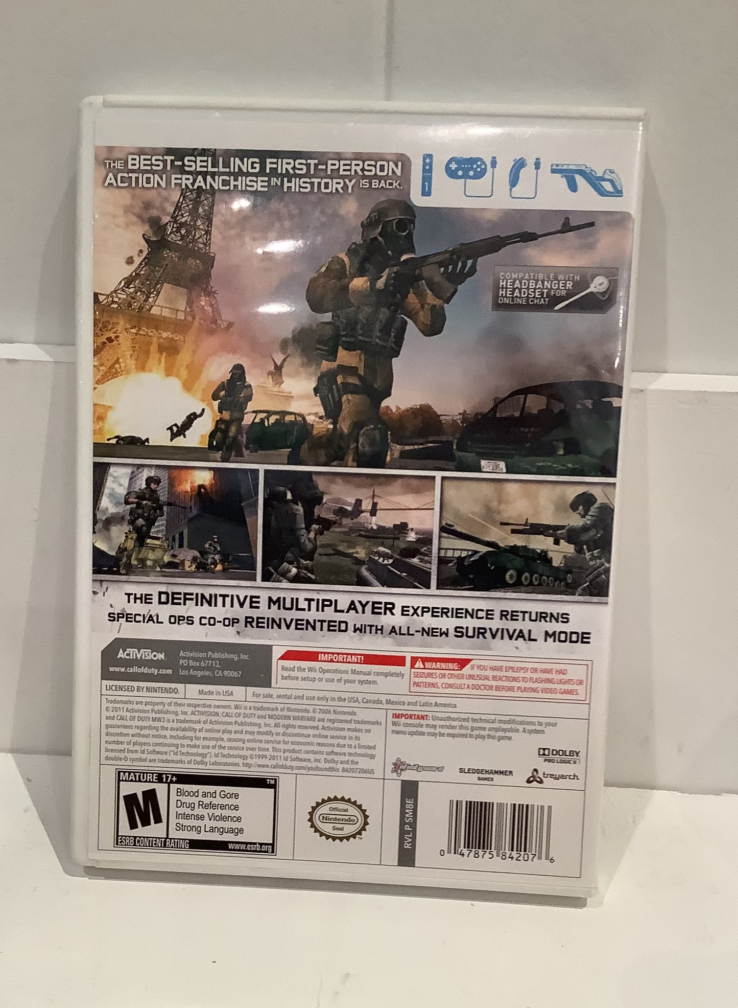 Call of Duty Modern Warfare 3 - Wii