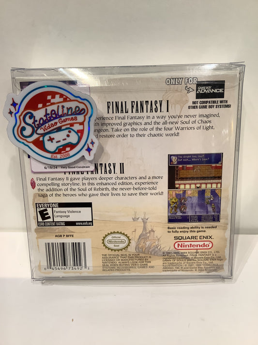Final Fantasy I & II Dawn of Souls - GameBoy Advance