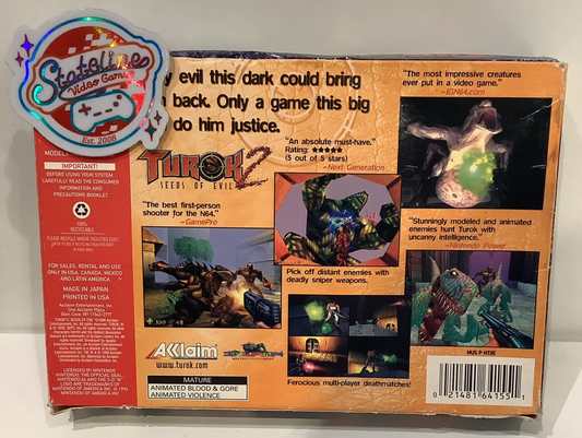 Turok 2 Seeds of Evil - Nintendo 64