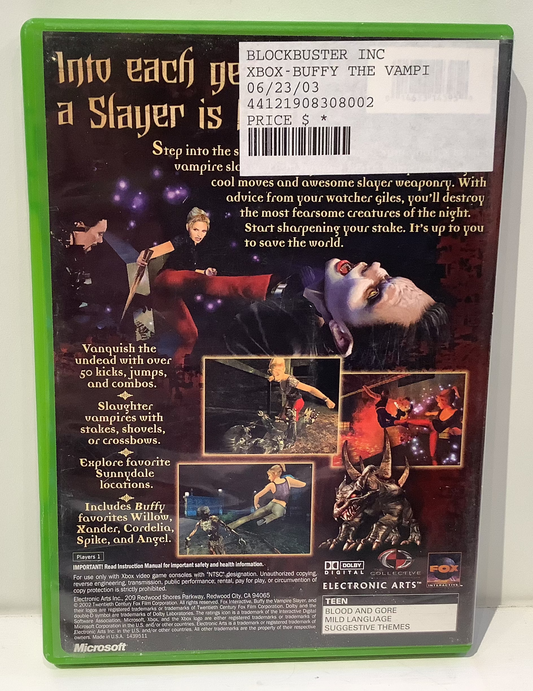Buffy the Vampire Slayer - Xbox