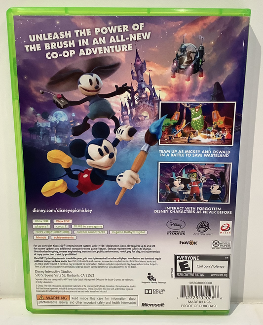 Epic Mickey 2: The Power of Two - Xbox 360