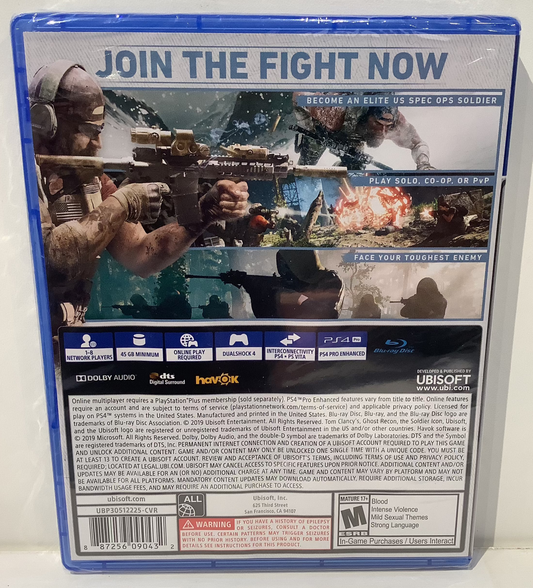 Ghost Recon Breakpoint - Playstation 4