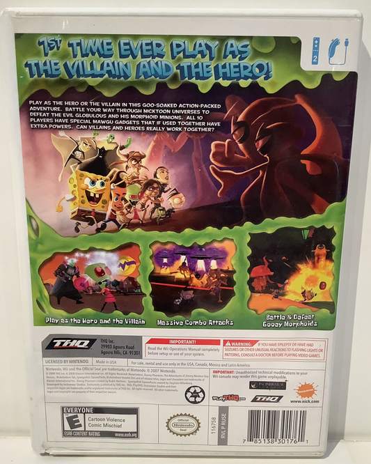 SpongeBob SquarePants Featuring Nicktoons Globs of Doom - Wii