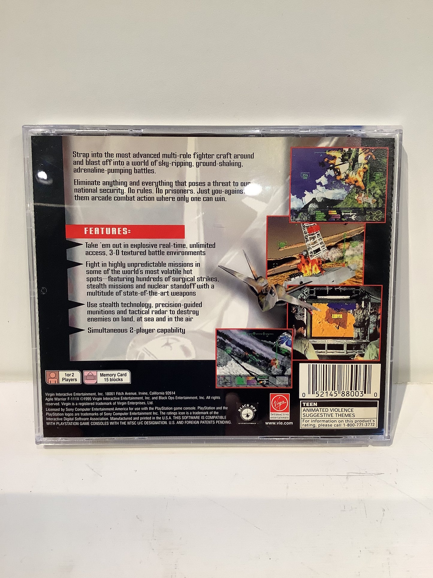 Agile Warrior F-111X - Playstation