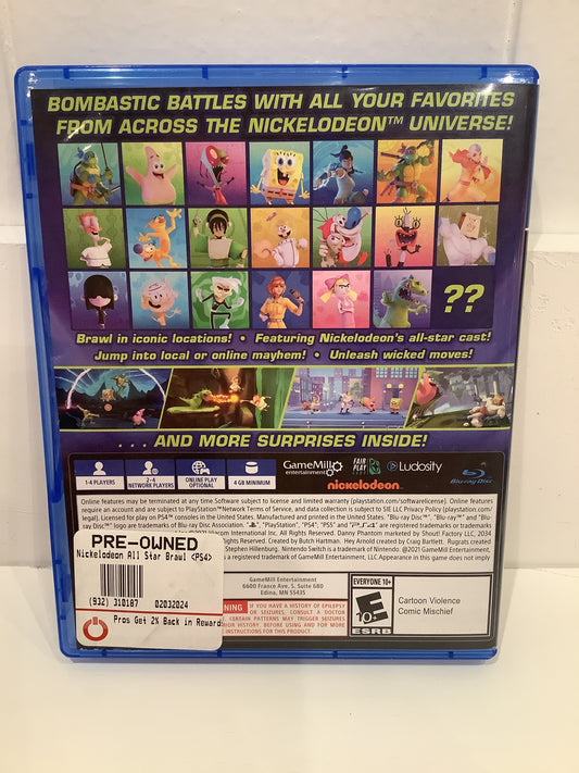 Nickelodeon All Star Brawl - Playstation 4