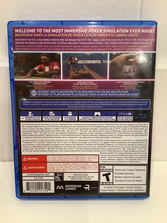 Poker Club - Playstation 4