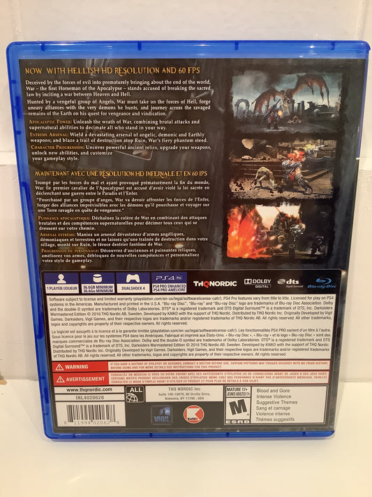 Darksiders: Warmastered Edition - Playstation 4