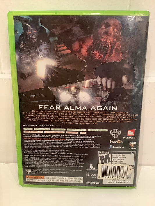 F.E.A.R. 2 Project Origin - Xbox 360