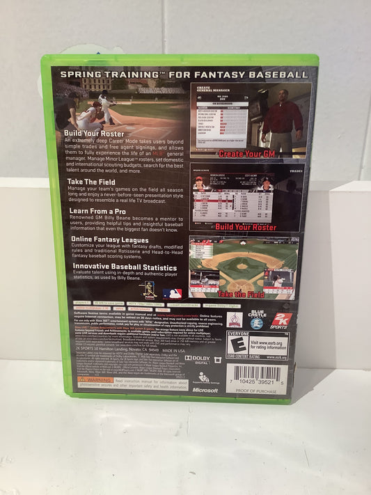 MLB Front Office Manager - Xbox 360