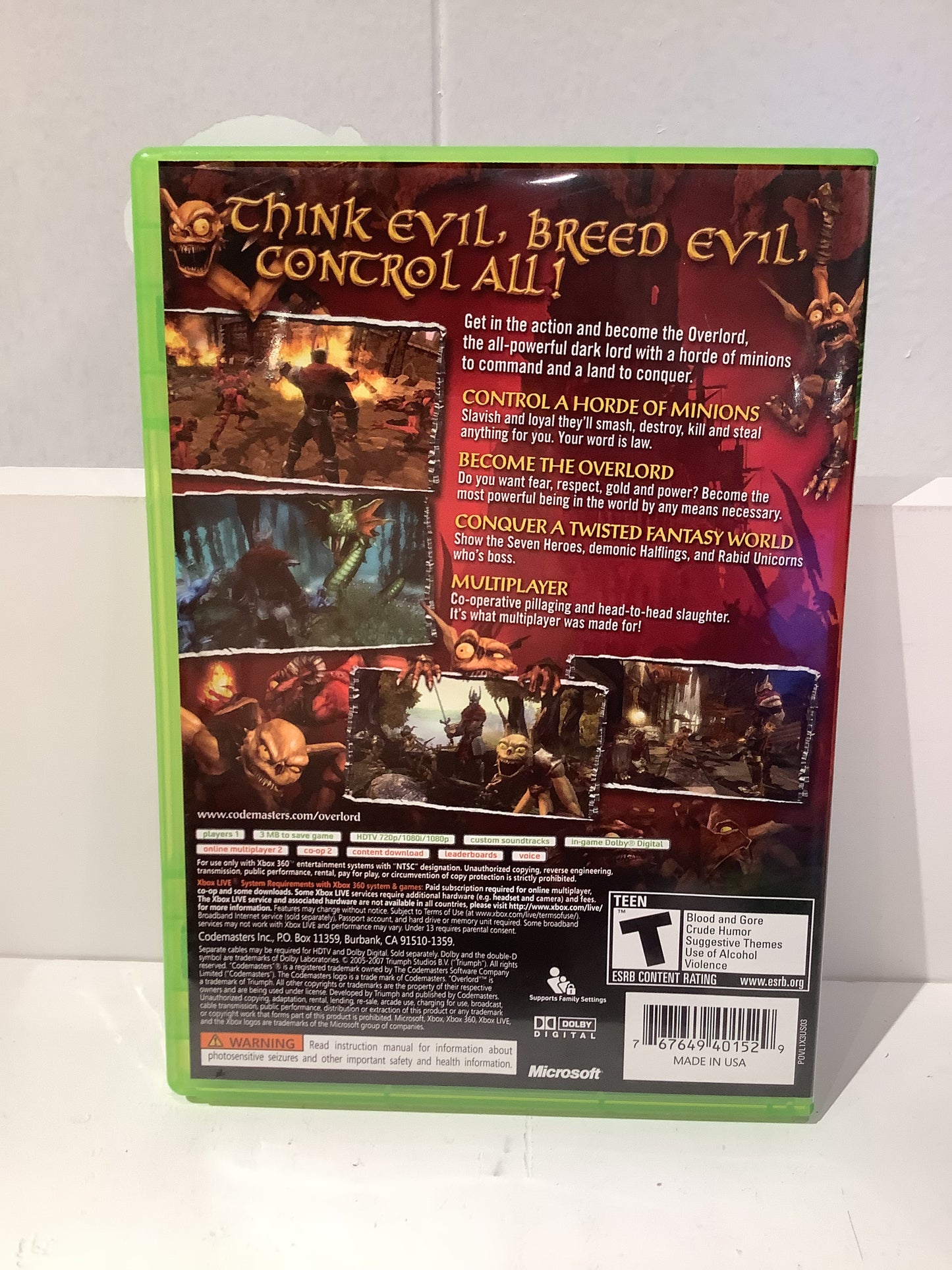 Overlord - Xbox 360