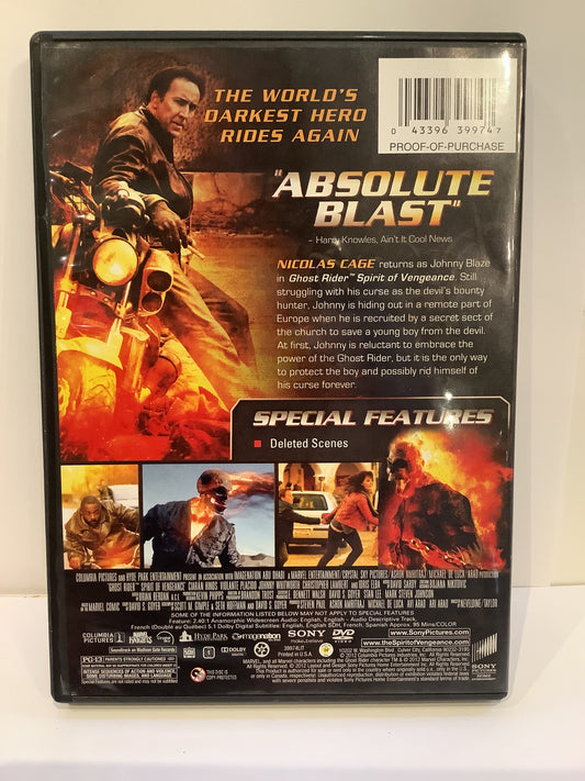 Ghost Rider: Spirit Of Vengeance - DVD