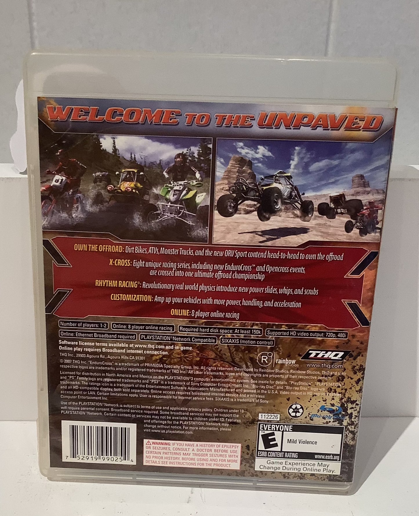 MX vs ATV Untamed - Playstation 3