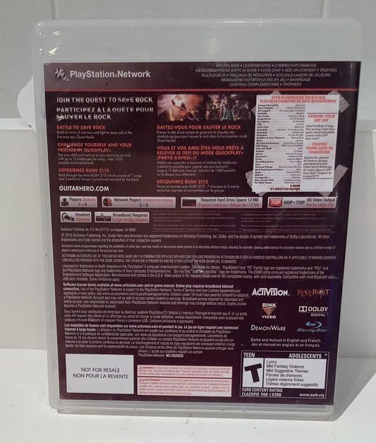 Guitar Hero: Warriors of Rock - Playstation 3