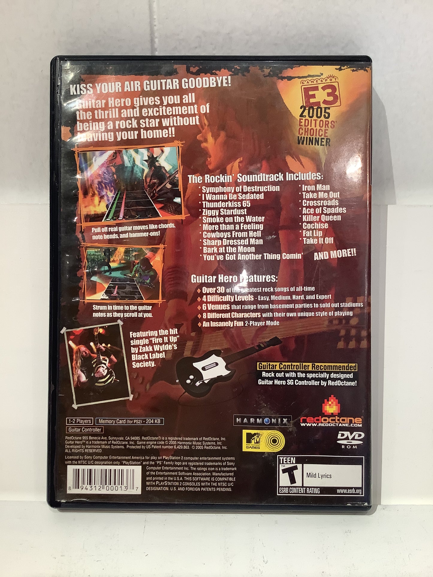Guitar Hero - Playstation 2