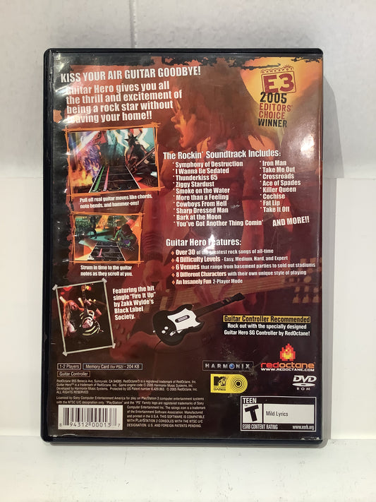 Guitar Hero - Playstation 2