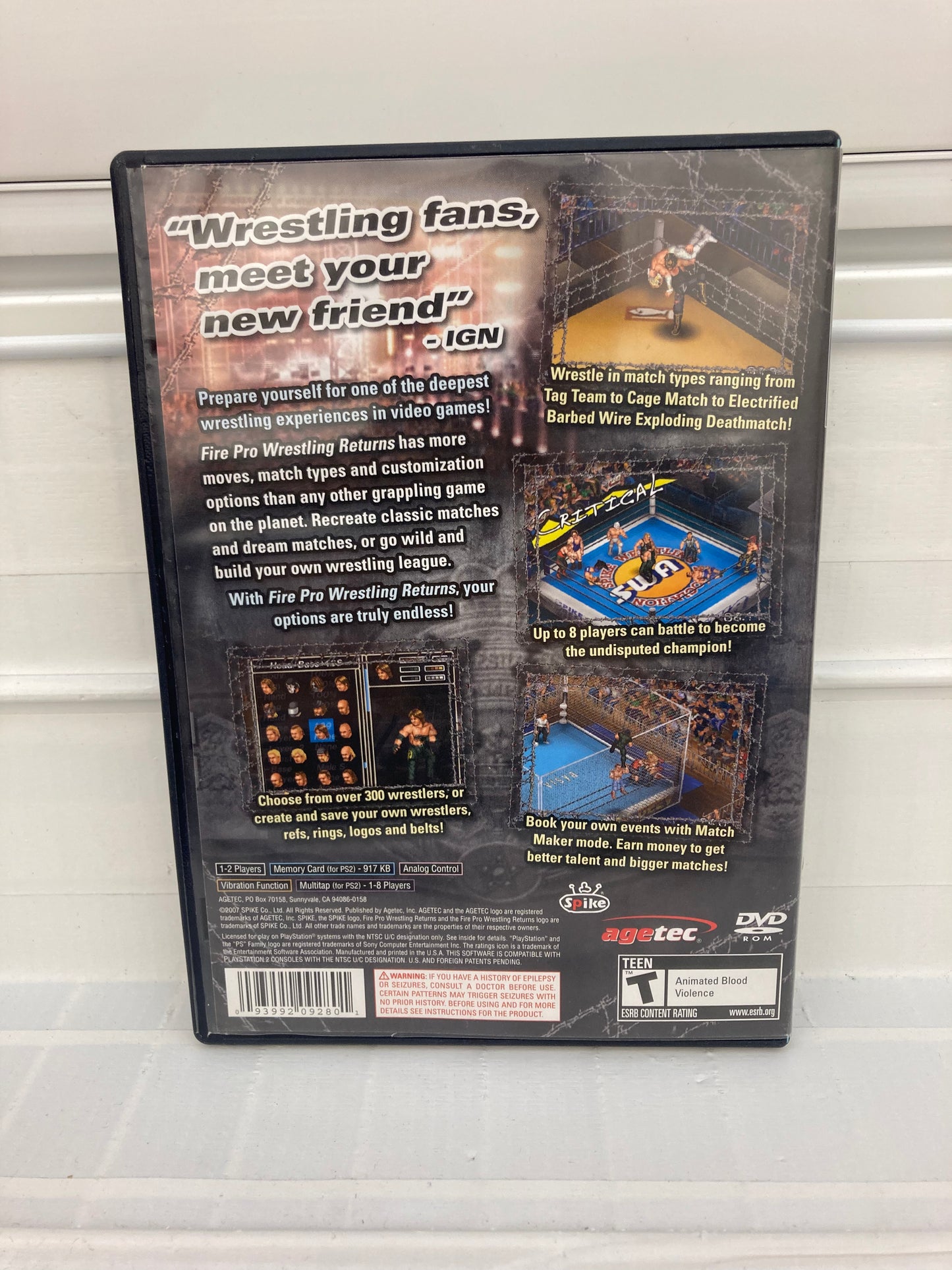 Fire Pro Wrestling Returns - Playstation 2