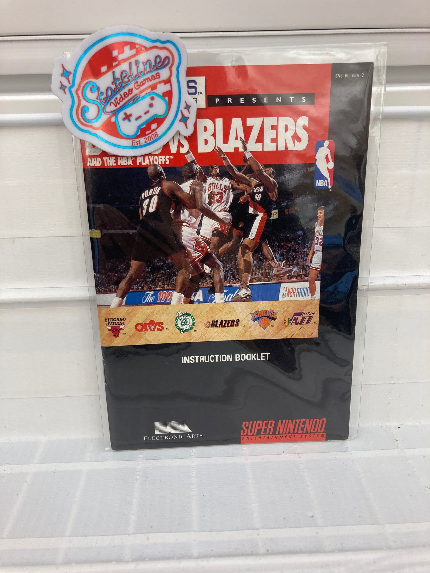 Bulls Vs Blazers and the NBA Playoffs - Super Nintendo