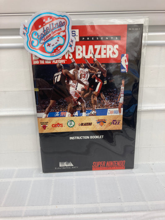 Bulls Vs Blazers and the NBA Playoffs - Super Nintendo