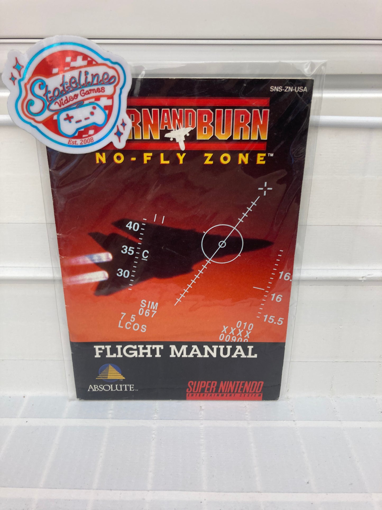 Turn and Burn No Fly Zone - Super Nintendo