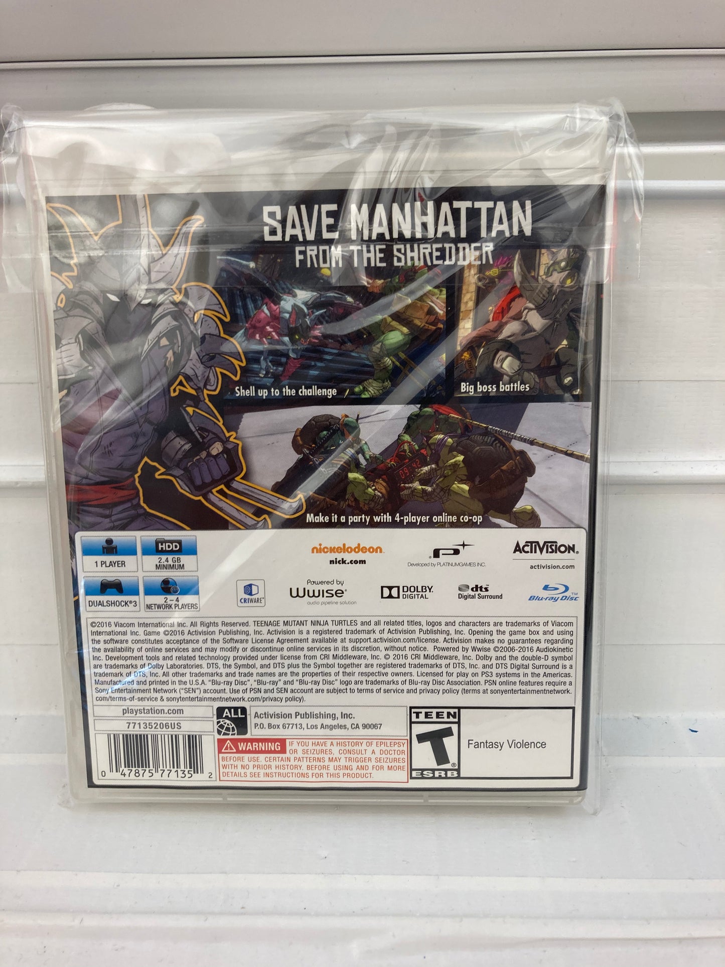 Teenage Mutant Ninja Turtles Mutants in Manhattan - Playstation 3