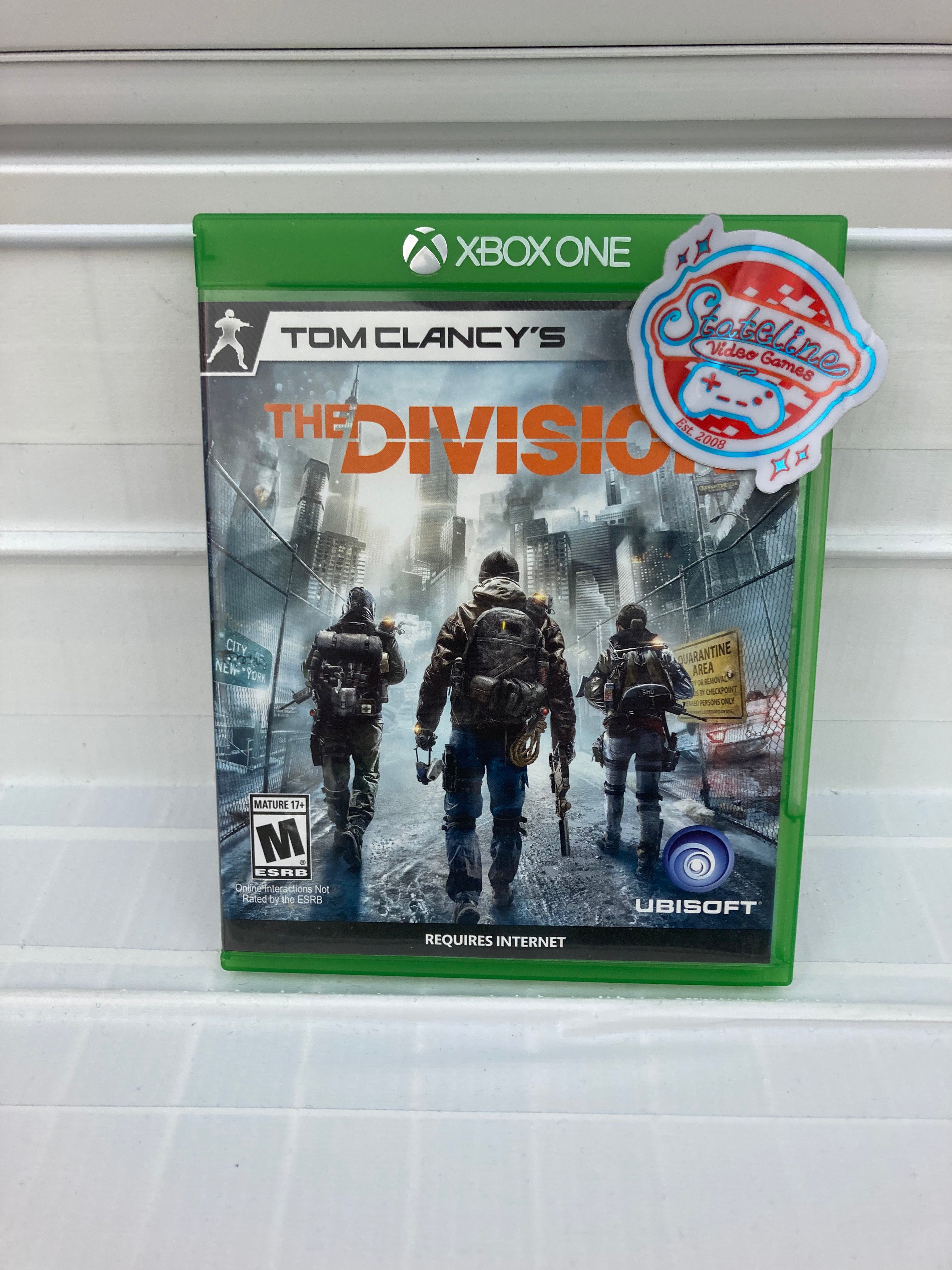 Tom Clancy's The Division - Xbox One – Stateline Video Games Inc. Tom Clancy's The Division - Xbox One – Stateline Video Games Inc.