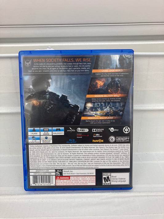 Tom Clancy's The Division - Playstation 4