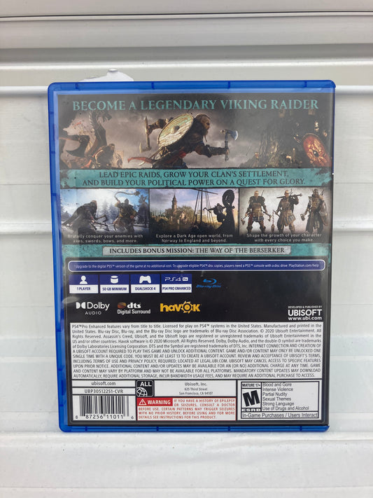 Assassin's Creed Valhalla - Playstation 4
