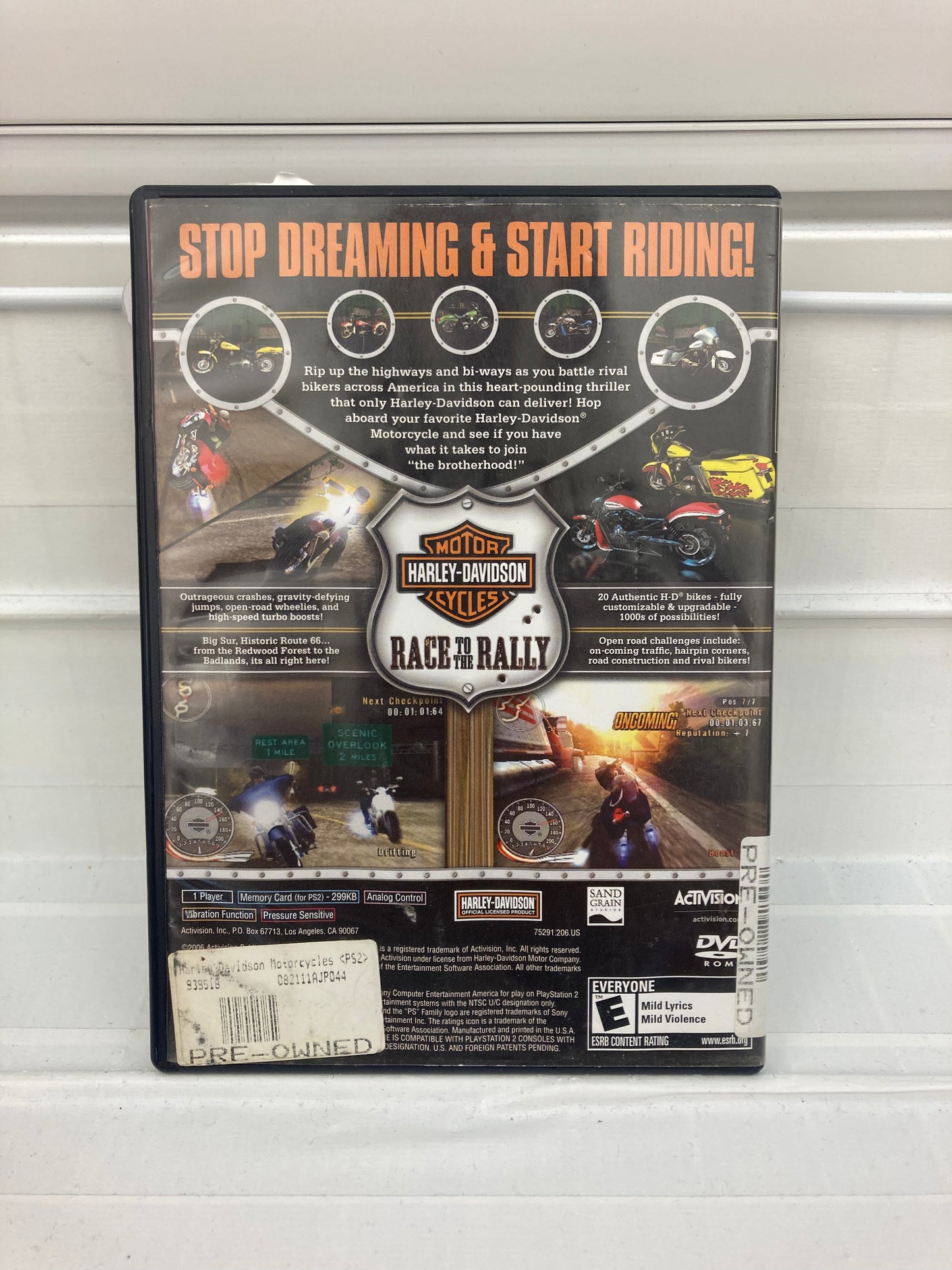 Harley Davidson Motorcycles Race to the Rally - Playstation 2