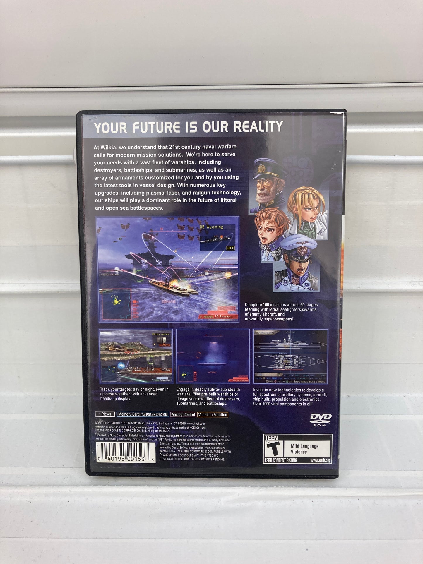 Warship Gunner 2 - Playstation 2