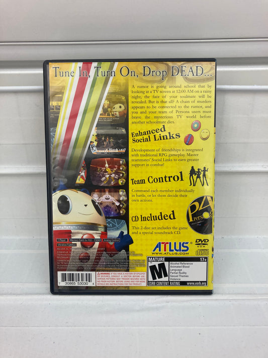 Persona 4 - Playstation 2