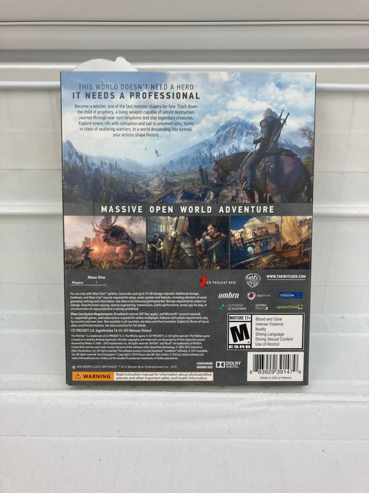 Witcher 3: Wild Hunt - Xbox One