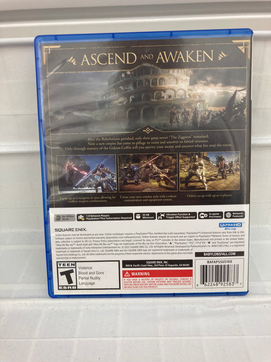 Babylon’s Fall - Playstation 5