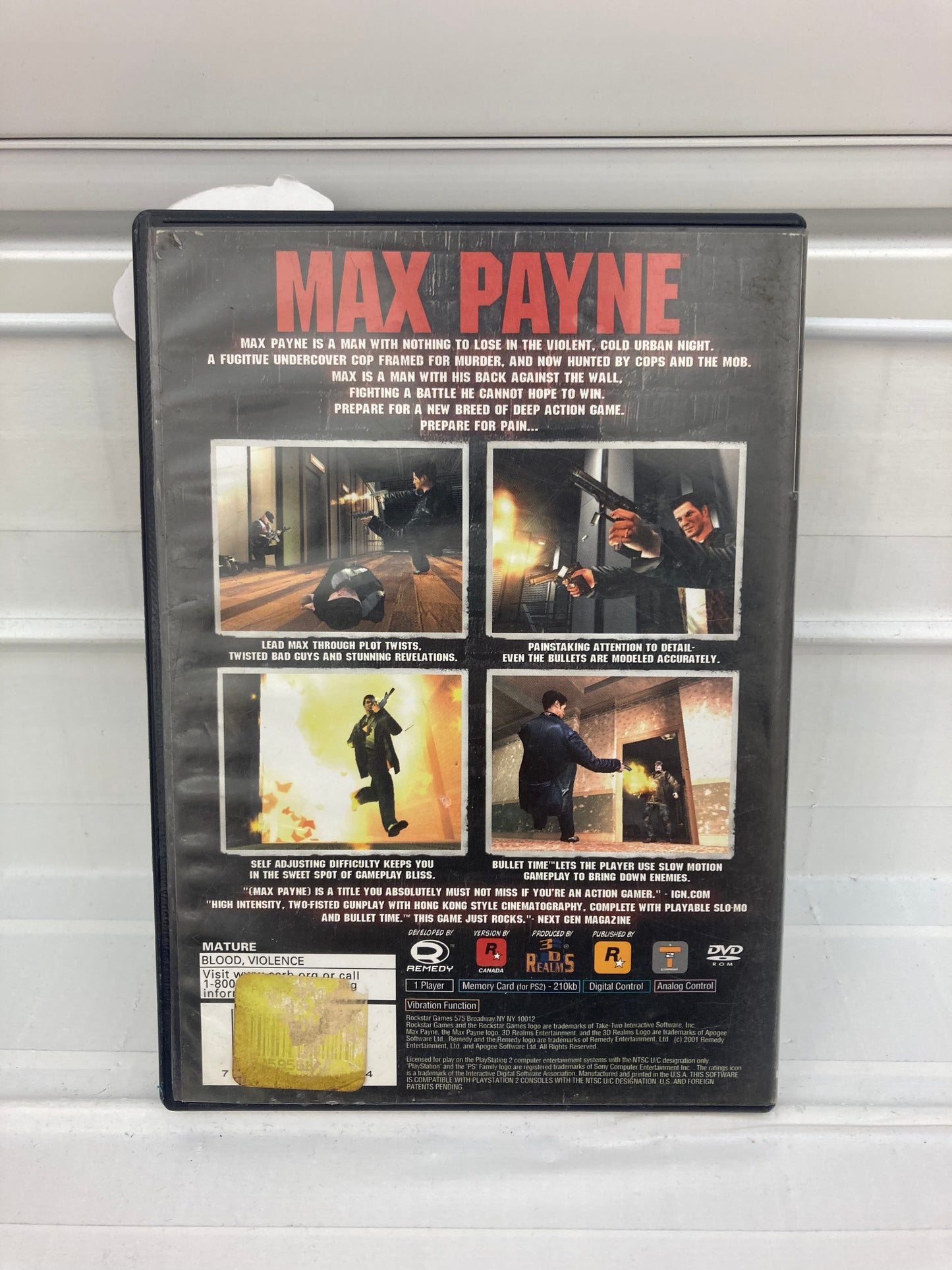 Max Payne - Playstation 2