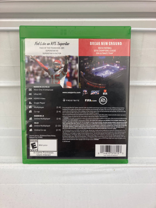 Madden NFL 20 and FIFA 20 Bundle - Xbox One