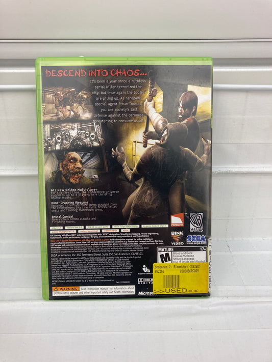 Condemned 2 Bloodshot - Xbox 360