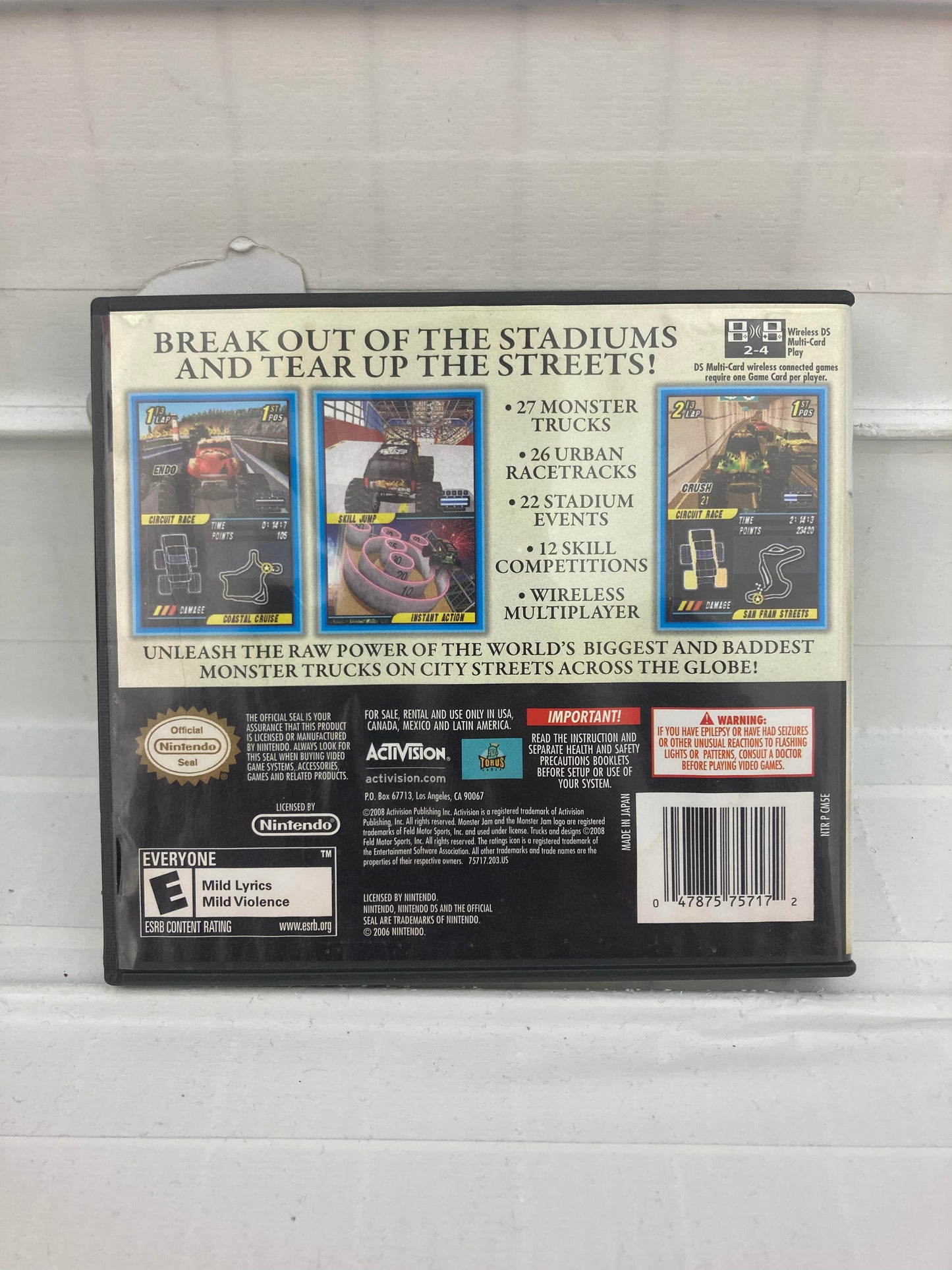 Monster Jam Urban Assault - Nintendo DS